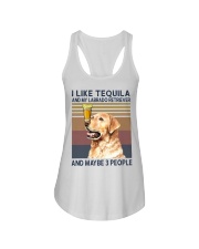 Tequila and Labrado Retriever Ladies Flowy Tank thumbnail