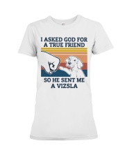 true friend Vizsla Premium Fit Ladies Tee thumbnail