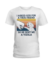 true friend Vizsla Ladies T-Shirt thumbnail