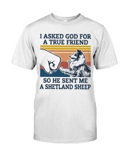 true friend a Shetland Sheep Premium Fit Mens Tee thumbnail