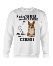 CORGI Asked God Crewneck Sweatshirt thumbnail