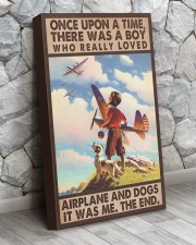 Once upon a time - Pilot and Dogs 16x24 Gallery Wrapped Canvas Prints aos-canvas-pgw-16x24-lifestyle-front-07