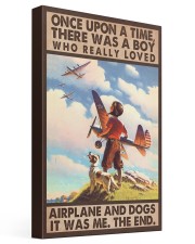 Once upon a time - Pilot and Dogs 16x24 Gallery Wrapped Canvas Prints front