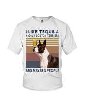 Tequila and Boston Terriers kp Youth T-Shirt thumbnail