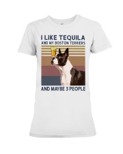 Tequila and Boston Terriers kp Premium Fit Ladies Tee thumbnail