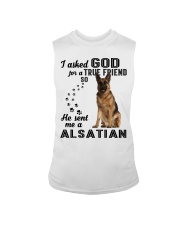 German Shepherd Asked God Sleeveless Tee thumbnail