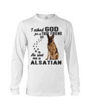 German Shepherd Asked God Long Sleeve Tee thumbnail