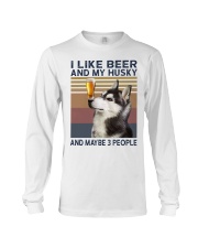 I like beer and my husky Long Sleeve Tee thumbnail