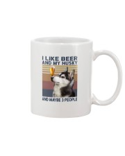 I like beer and my husky Mug thumbnail