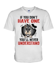 Miniature Schnauzer in Mine V-Neck T-Shirt thumbnail