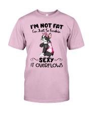 Boston Terriers - I m not fat Classic T-Shirt front