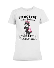Boston Terriers - I m not fat Premium Fit Ladies Tee thumbnail