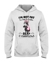 Boston Terriers - I m not fat Hooded Sweatshirt thumbnail