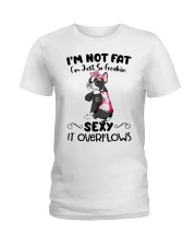 Boston Terriers - I m not fat Ladies T-Shirt thumbnail