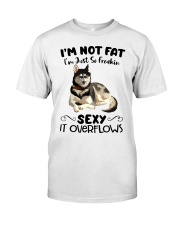 I m not fat sexy Husky Classic T-Shirt tile