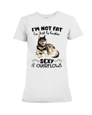 I m not fat sexy Husky Premium Fit Ladies Tee thumbnail