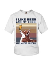 I LIKE BEER AND CORGI Youth T-Shirt thumbnail