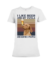 Beer and Vizsla hp Premium Fit Ladies Tee thumbnail