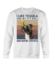 Tequila and Pit Bull Crewneck Sweatshirt thumbnail