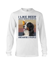 I like beer and my bernese mountain Long Sleeve Tee thumbnail
