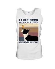 Beer and Boston Terriers Unisex Tank thumbnail