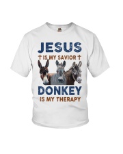 JESUS DONKEY Youth T-Shirt thumbnail