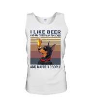 Beer and Doberman Pinscher Unisex Tank thumbnail