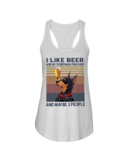 Beer and Doberman Pinscher Ladies Flowy Tank thumbnail