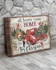 Hearts Beagle 14x11 Gallery Wrapped Canvas Prints aos-canvas-pgw-14x11-lifestyle-front-13