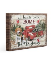 Hearts Beagle 14x11 Gallery Wrapped Canvas Prints front