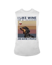 Wine and Dachshund Sleeveless Tee thumbnail