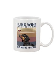 Wine and Dachshund Mug thumbnail