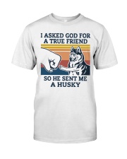 true friend husky Premium Fit Mens Tee thumbnail