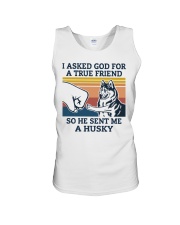 true friend husky Unisex Tank thumbnail