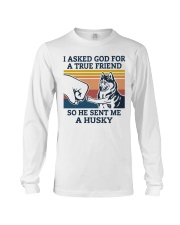 true friend husky Long Sleeve Tee thumbnail