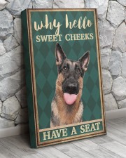 German Shepherd why hello 16x24 Gallery Wrapped Canvas Prints aos-canvas-pgw-16x24-lifestyle-front-07