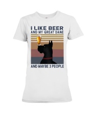 Beer and Great Dane Premium Fit Ladies Tee thumbnail