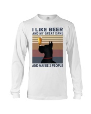 Beer and Great Dane Long Sleeve Tee thumbnail