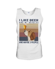 Beer and Beagles Unisex Tank thumbnail