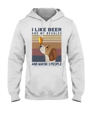 Beer and Beagles Hooded Sweatshirt thumbnail