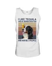 Tequila and bernese moutain Unisex Tank thumbnail