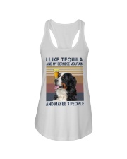 Tequila and bernese moutain Ladies Flowy Tank thumbnail
