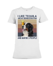 Tequila and bernese moutain Premium Fit Ladies Tee thumbnail