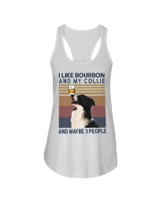 Bourbon and Collie Ladies Flowy Tank thumbnail