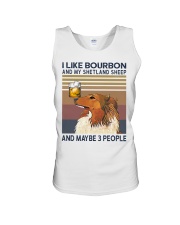 Bourbon and Shetland Sheep Unisex Tank thumbnail