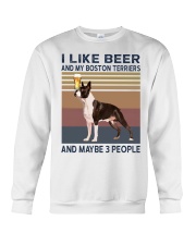 beer and Boston Terriers hp Crewneck Sweatshirt thumbnail