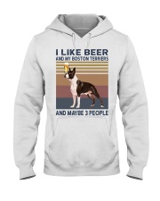 beer and Boston Terriers hp Hooded Sweatshirt thumbnail