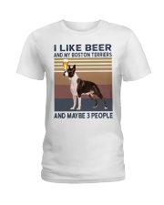 beer and Boston Terriers hp Ladies T-Shirt thumbnail