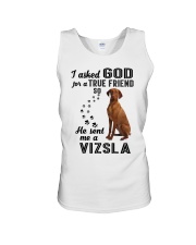 Vizsla Asked God Unisex Tank thumbnail