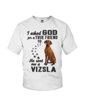 Vizsla Asked God Youth T-Shirt thumbnail